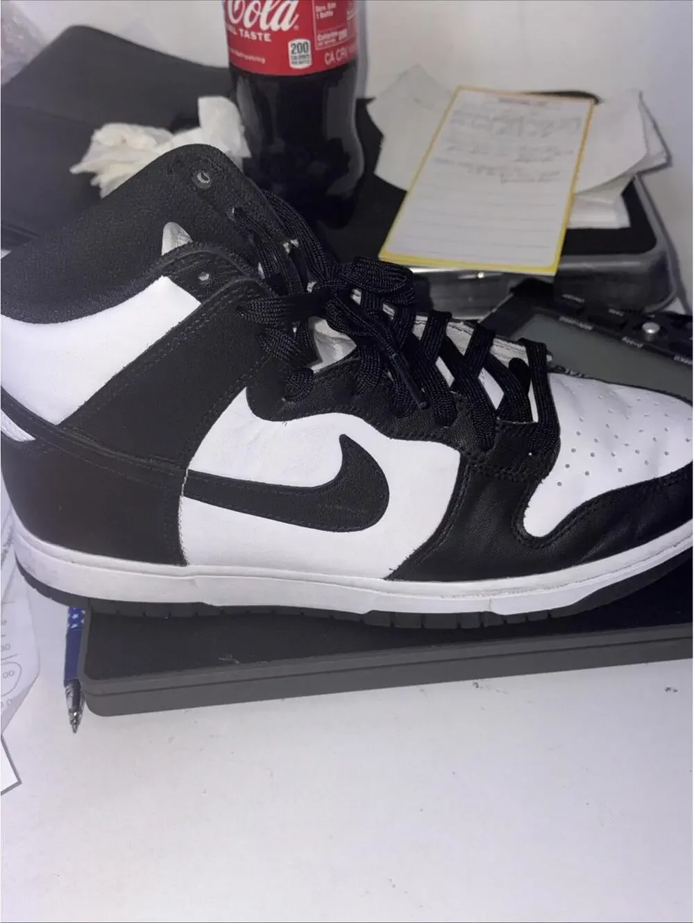 Nike Dunk High Retro White/Black - Total‎ Orange Panda (2021/2024) - Mens Size 8